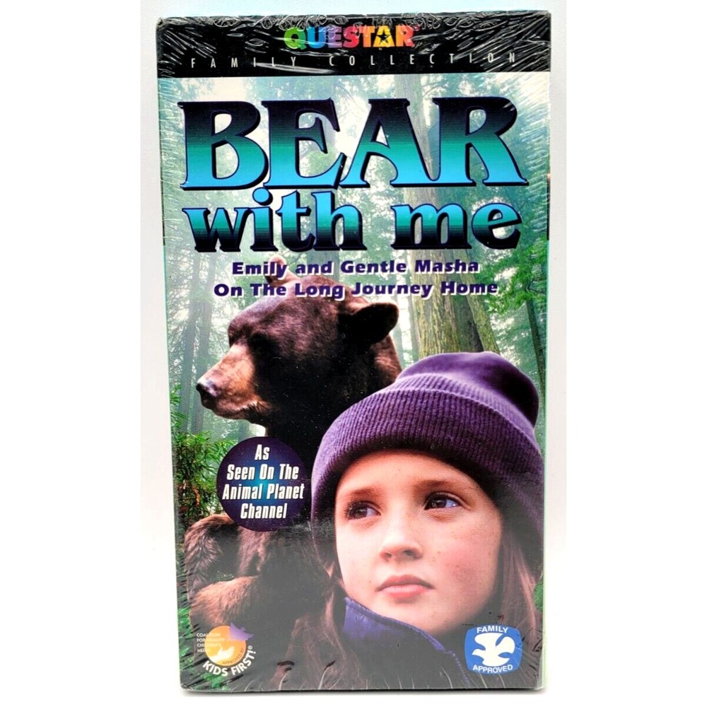 BEAR WITH ME VHS MOVIE 2001 FACTORY SEALED NEW! QUESTAR FAMILY‎ COLLECTION